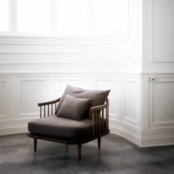 &Tradition Fly SC1 lounge chair, white oiled oak - Hot Madison 094