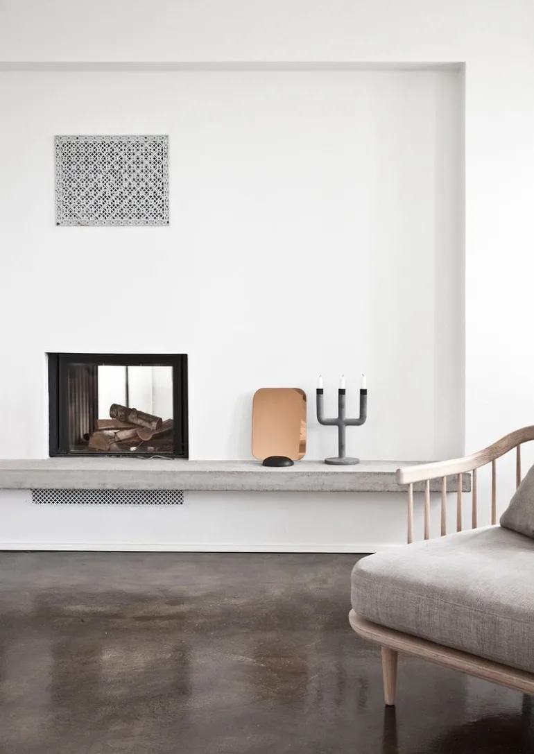 &Tradition Fly SC1 lounge chair, white oiled oak - Hot Madison 094