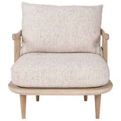 &Tradition Fly SC10 lounge chair, white oiled oak - Sonar3 113