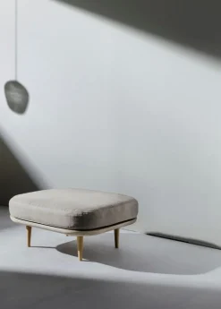 &Tradition Fly SC9 pouf, white oiled oak - Hot Madison 094