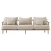 &Tradition Fly SC12 sofa, white oiled oak - Karakorum 003