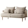 &Tradition Fly SC2 sofa, white oiled oak - Karakorum 003