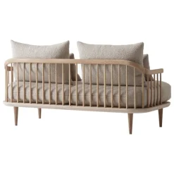 &Tradition Fly SC2 sofa, white oiled oak - Karakorum 003