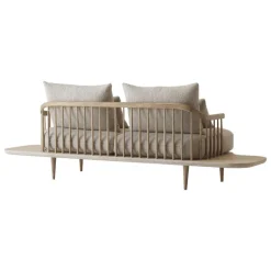 &Tradition Fly SC3 sofa with sidetables, white oiled oak - Karakorum 003