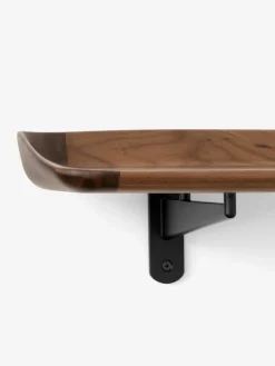 &Tradition Guild HM14 shelf, 75 x 24,6 cm, lacquered walnut