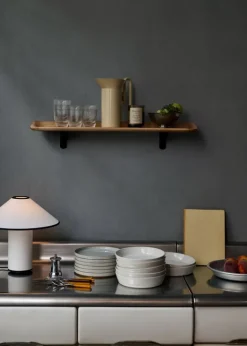 &Tradition Guild HM14 shelf, 75 x 24,6 cm, lacquered walnut