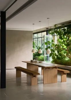 &Tradition Ita OS6 bench, 230 x 30 cm, oak