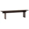 &Tradition Ita OS5 bench, 170 x 30 cm, dark stained oak