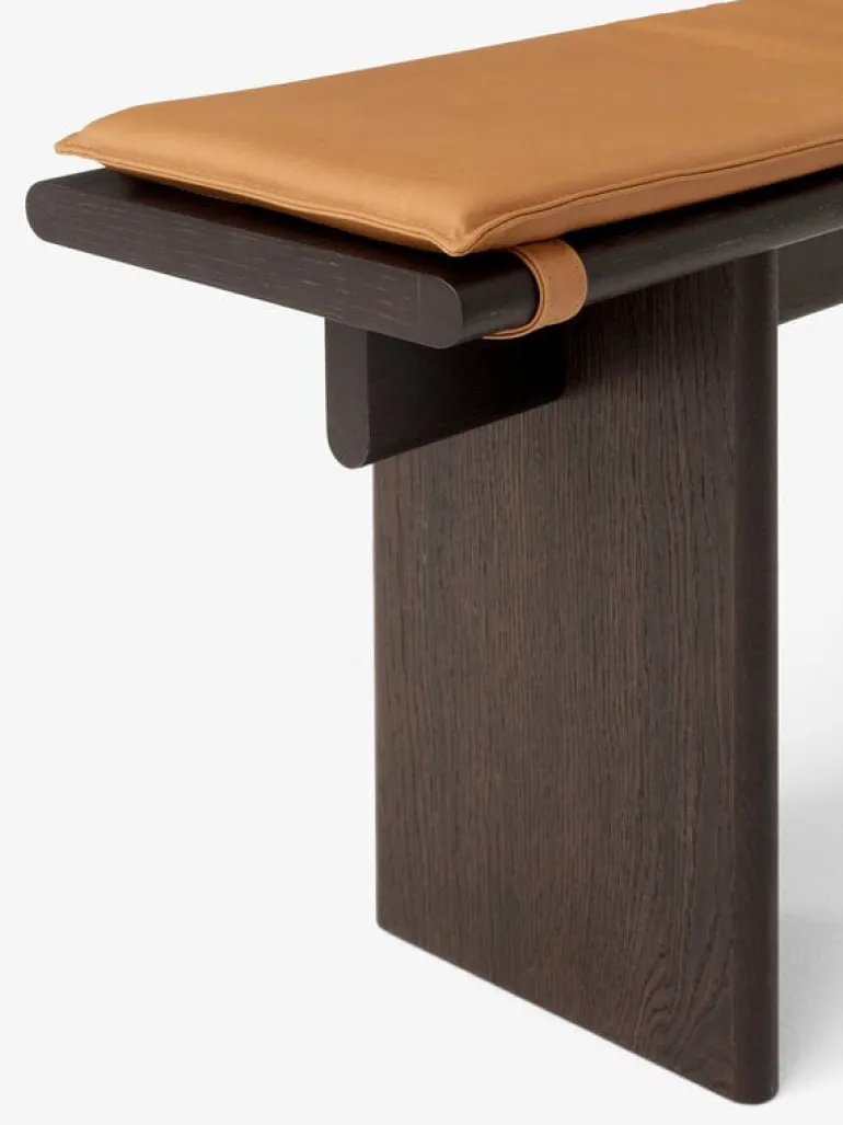 &Tradition Ita OS5 bench, 170 x 30 cm, dark stained oak