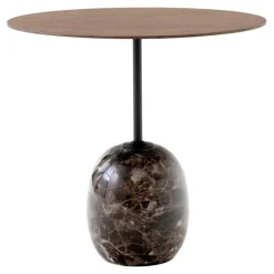 &Tradition Lato LN9 coffee table, walnut - Emperador marble