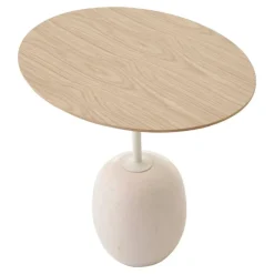 &Tradition Lato LN9 coffee table, oak - Cream Diva marble