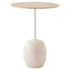 &Tradition Lato LN8 coffee table, oak - Cream Diva marble