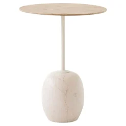 &Tradition Lato LN8 coffee table, oak - Cream Diva marble