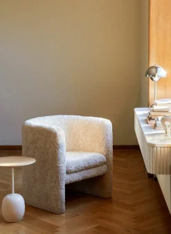 &Tradition Lato LN8 coffee table, oak - Cream Diva marble