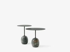 &Tradition Lato LN9 coffee table, deep green - Verde Alpi marble