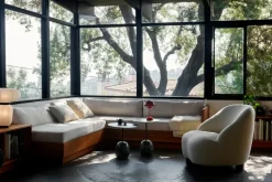 &Tradition Lato LN9 coffee table, deep green - Verde Alpi marble