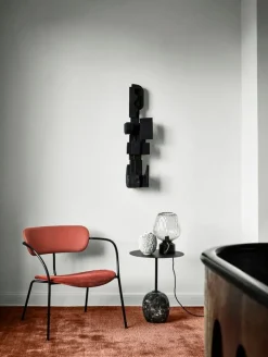 &Tradition Lato LN8 coffee table, black - Emperador marble