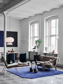 &Tradition Lato LN8 coffee table, black - Emperador marble