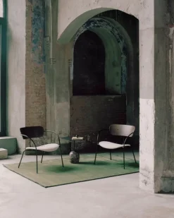 &Tradition Lato LN8 coffee table, black - Emperador marble