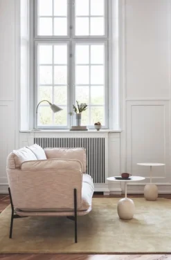 &Tradition Lato LN8 coffee table, white - Cream Diva marble