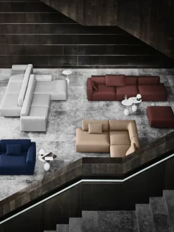 &Tradition Lato LN8 coffee table, white - Cream Diva marble