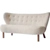 &Tradition Little Petra VB2 sofa, Karakorum 003 - oiled walnut