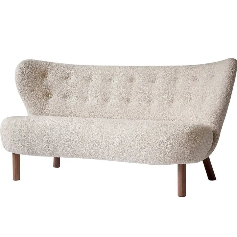 &Tradition Little Petra VB2 sofa, Karakorum 003 - oiled walnut