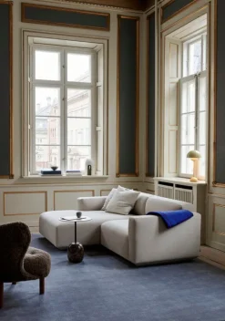 &Tradition Little Petra lounge chair, Sahara sheepskin - walnut