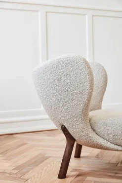 &Tradition Little Petra lounge chair, Karakorum 003 - walnut