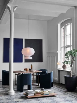 &Tradition Loafer SC24 chair, Ritz 0408 Blue-gray