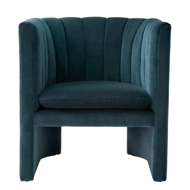 &Tradition Loafer SC23 lounge chair, Ritz 0408 Blue-gray