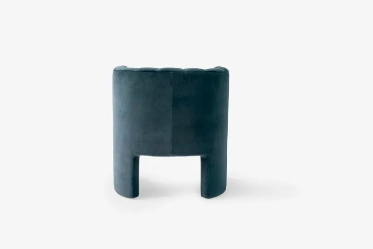 &Tradition Loafer SC23 lounge chair, Ritz 0408 Blue-gray