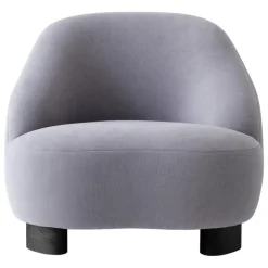 &Tradition Margas LC1 lounge chair, black lacquered oak - Gentle 133