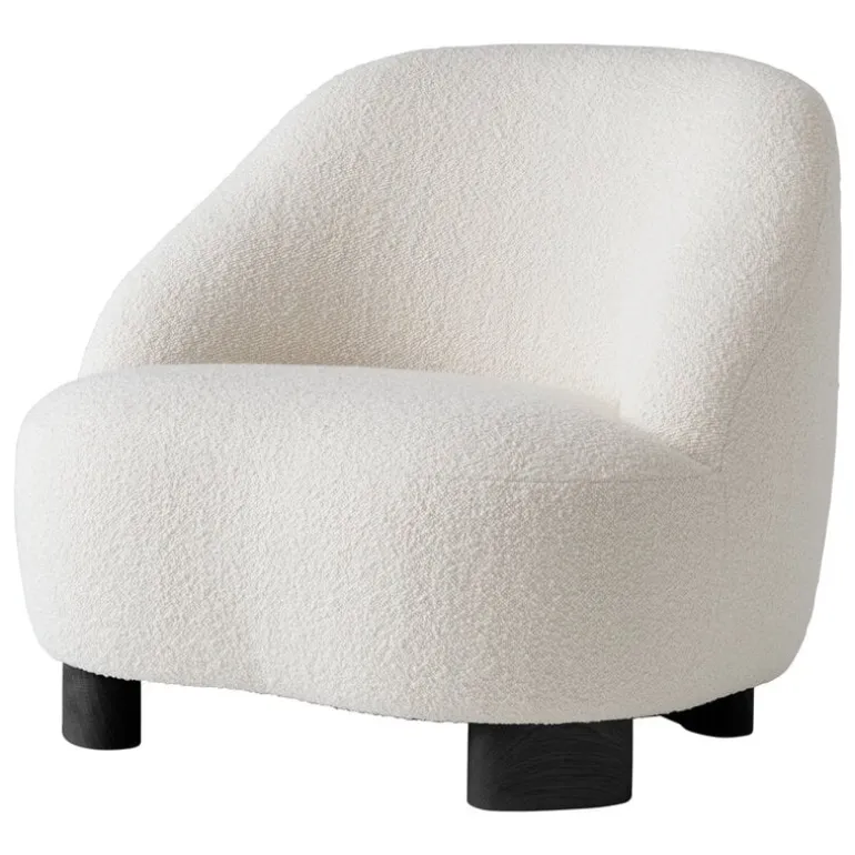 &Tradition Margas LC1 lounge chair, black lacquered oak - Karakorum 001