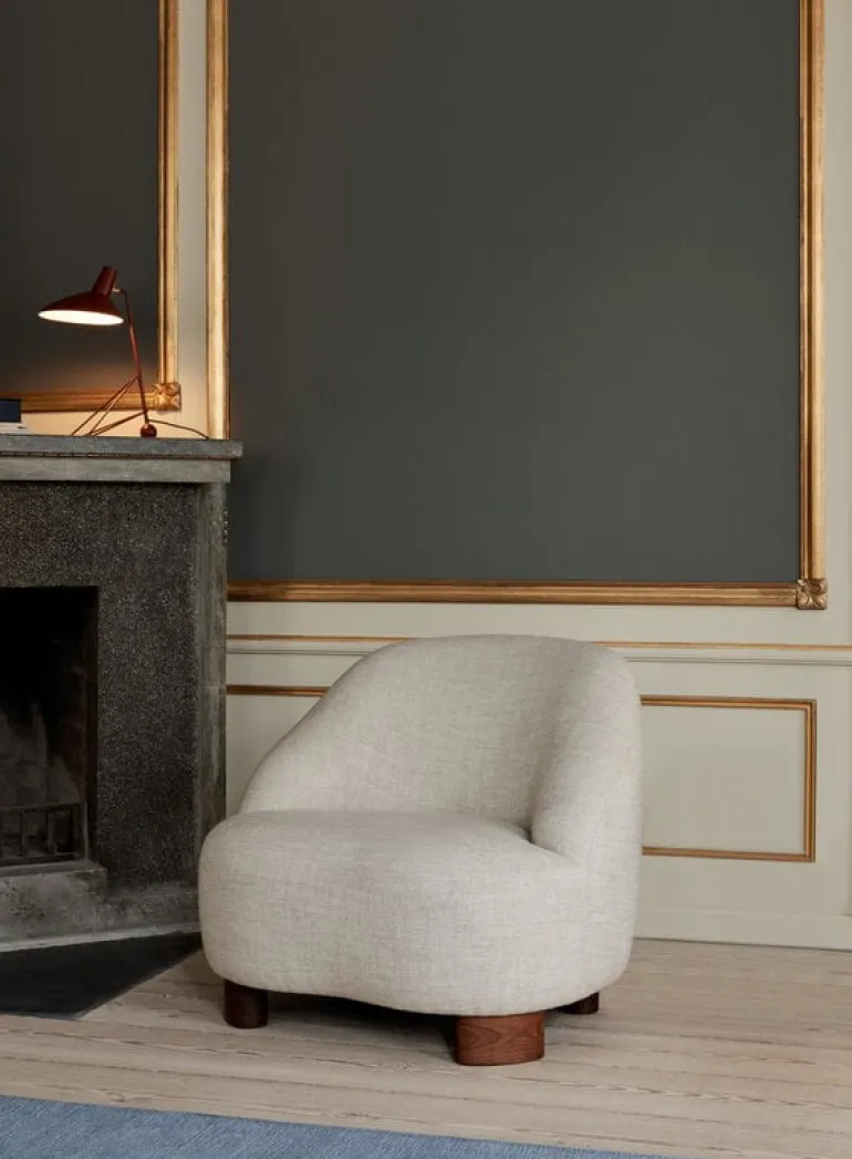 &Tradition Margas LC1 lounge chair, walnut - Gentle 133