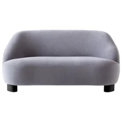 &Tradition Margas LC3 2-seater sofa, black lacquered oak - Gentle 133