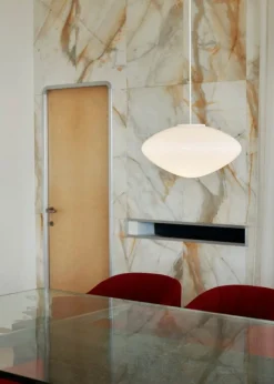 &Tradition Mist pendant lamp AP16, matt white - opal glass