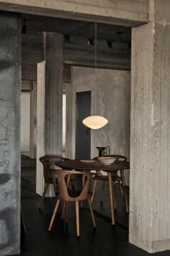 &Tradition Mist pendant lamp AP16, matt white - opal glass