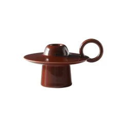 &Tradition Momento candleholder JH39, red brown