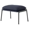 &Tradition Muno LN20 footstool, warm black - dark blue Ecriture 0780