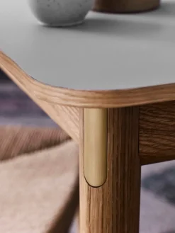 &Tradition Patch HW2 table, 240 cm, white oiled oak - beige laminate