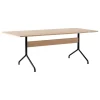 &Tradition Pavilion AV19 table, black - lacquered oak