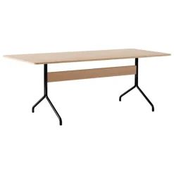 &Tradition Pavilion AV19 table, black - lacquered oak