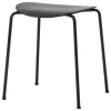 &Tradition Pavilion AV36 stool, black lacquered oak