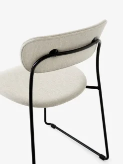 &Tradition Pavilion AV53 side chair, fully upholstered, beige Clay 0011