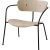 &Tradition Pavilion AV5 lounge chair, lacquered oak