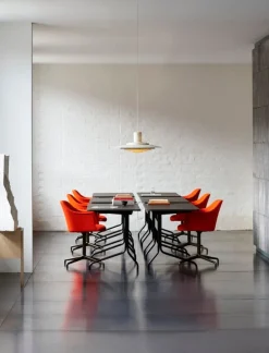 &Tradition Pavilion AV16 desk, black linoleum - black