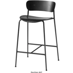 &Tradition Pavilion AV7 / AV9 bar stool, black oak