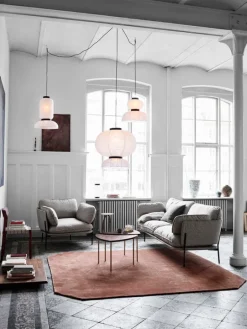 &Tradition Pinwheel HM7 side table, oiled walnut