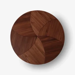 &Tradition Pinwheel HM7 side table, oiled walnut